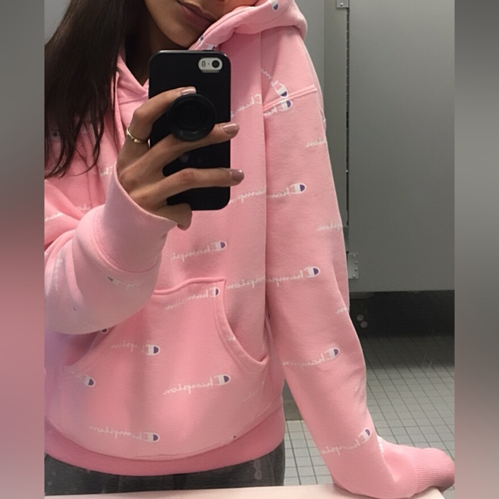 Women’s XS Pink Champion Hoodie